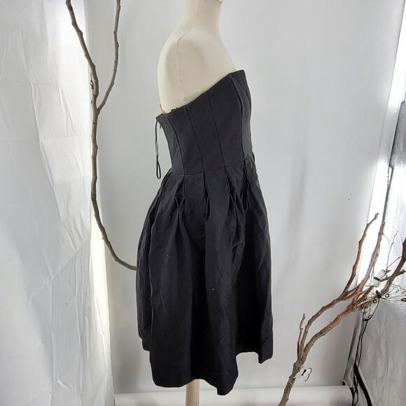 Calvin Klein pleated strapless corset fit and flare dress - Picture 5 of 10